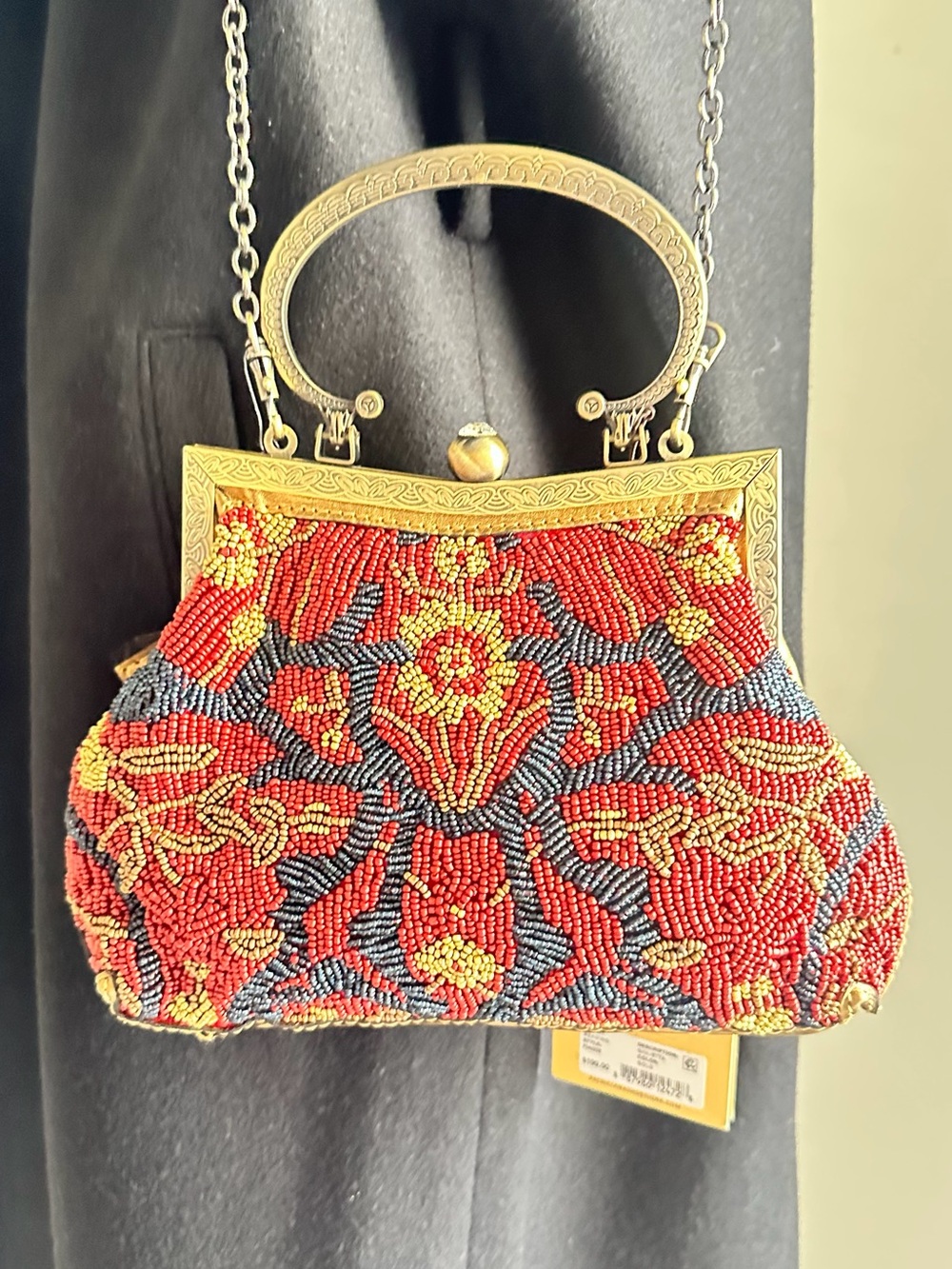 PATRICIA NASH GIULIETTA FRAME GOLD
BAG PURSE